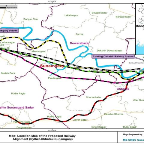 Consultancy Services for Feasibility Study and Detail Design for Construction of a Railway Link to Sunamganj
